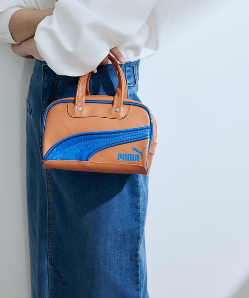 PUMA（プーマ）の「【WEB限定】【PUMA】RETRO MINI GRIP BAG（ハンドバッグ・レディース・ブラック/ネイビー/オレンジ・FREE）」の14枚目の写真