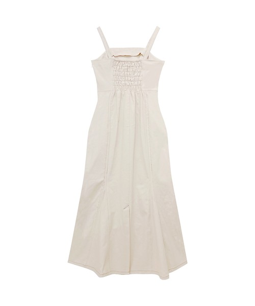 ADIRA（アディラ）の「ツイルマーメイドキャミジャンスカ（ジャンパースカート・レディース・アイボリー/ベージュ・MEDIUM）」の19枚目の写真