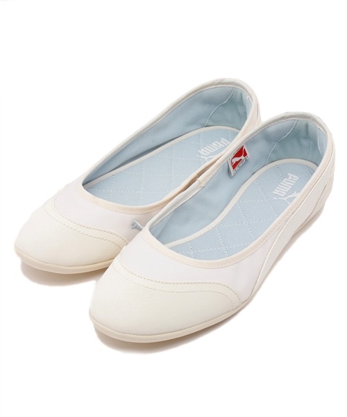 プーマ　レディース　パンプス　バレエシューズ　24.5 白　箱無し プーマ レディース パンプス バレエシューズ 24.5 白 箱無し プーマ