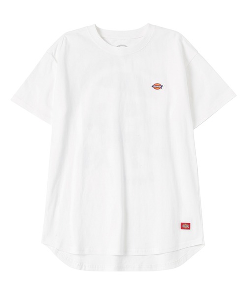 Dickies(ディッキーズ)の「Dickies ディッキーズ 裾ラウンド バックプリント 半袖Tシャツ(Tシャツ/カットソー・キッズ・ホワイト/サックスブルー・L/M/S)」の2枚目の写真