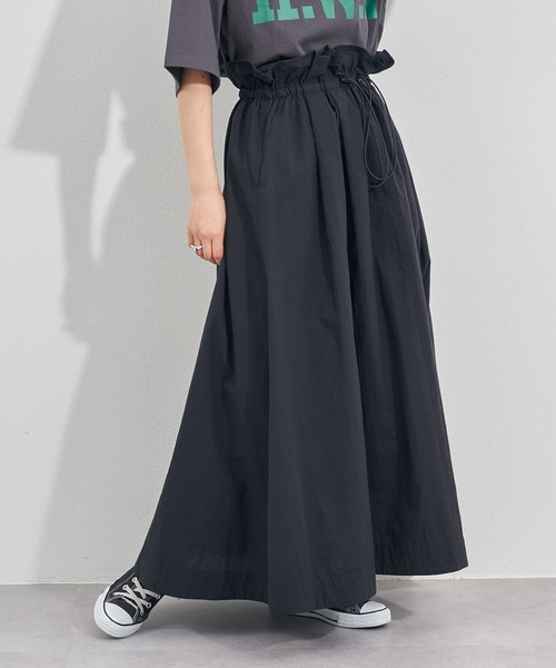 CIAOPANIC TYPY（チャオパニックティピー）の「ドロストワッシャースカート（スカート・レディース・ブラック/サックスブルー/ホワイト・ONE SIZE）」の3枚目の写真