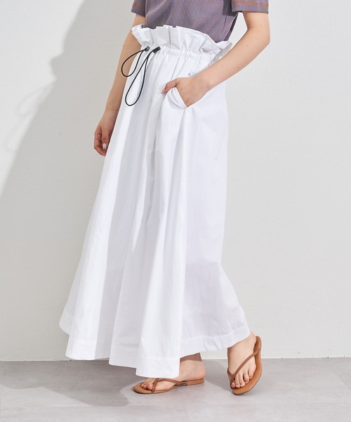 CIAOPANIC TYPY（チャオパニックティピー）の「ドロストワッシャースカート（スカート・レディース・ブラック/サックスブルー/ホワイト・ONE SIZE）」の13枚目の写真