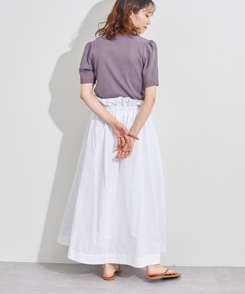 CIAOPANIC TYPY（チャオパニックティピー）の「ドロストワッシャースカート（スカート・レディース・ブラック/サックスブルー/ホワイト・ONE SIZE）」の18枚目の写真