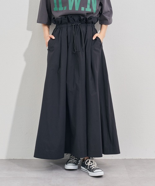 CIAOPANIC TYPY（チャオパニックティピー）の「ドロストワッシャースカート（スカート・レディース・ブラック/サックスブルー/ホワイト・ONE SIZE）」の20枚目の写真