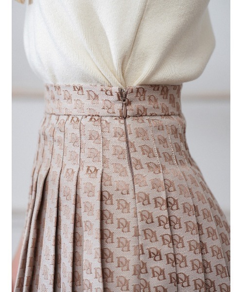 Darich（ダーリッチ）の「DRジャガードプリーツスカート（スカート・レディース・ブラック/ベージュ/モカ・S）」の14枚目の写真
