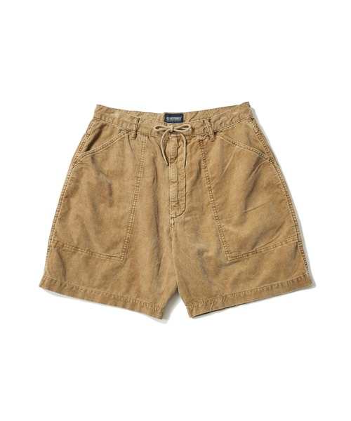 MAGIC NUMBER(マジック ナンバー)の「【MAGIC NUMBER】PIGMENT INSEAMLESS CORDUROY SHORT(その他パンツ・メンズ・ブラウン/グレー・32/30/34)」の1枚目の写真
