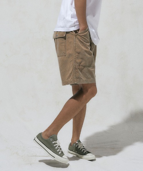 MAGIC NUMBER(マジック ナンバー)の「【MAGIC NUMBER】PIGMENT INSEAMLESS CORDUROY SHORT(その他パンツ・メンズ・ブラウン/グレー・32/30/34)」の18枚目の写真