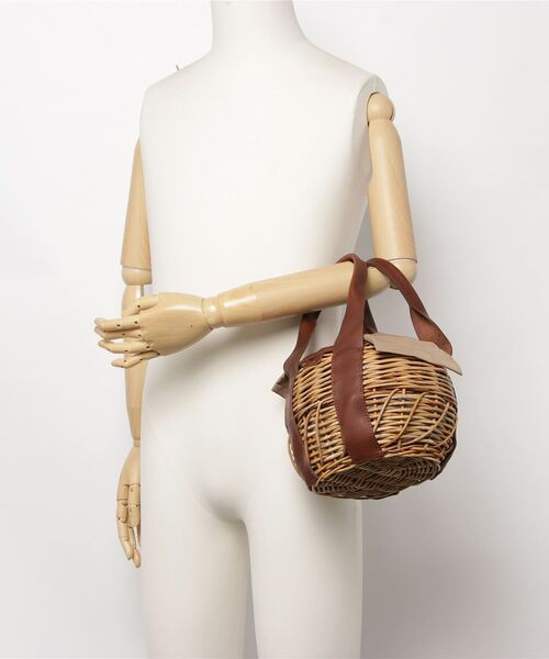 Flea Store（フリーストア）の「【Flea Store Vegetal】Abby（かごバッグ・レディース・ブラック/ブラウン・FREE）」の4枚目の写真