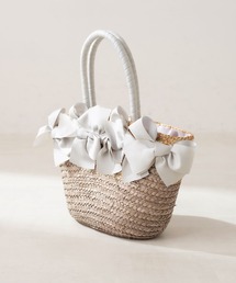 OLIVE des OLIVE | リボンストローバッグ(かごバッグ)