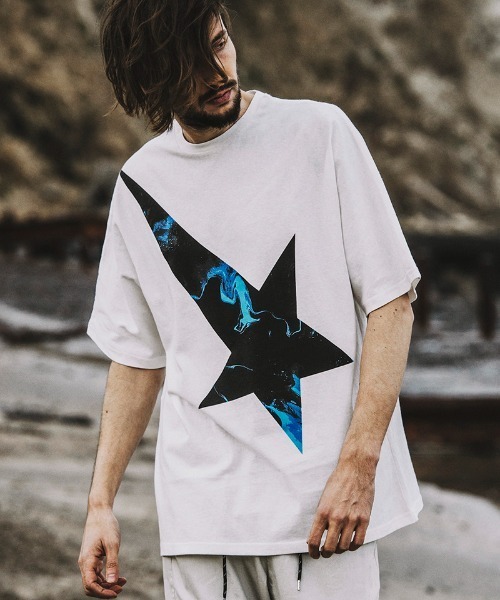 NO ID.(ノーアイディ)の「mt7857-ツースターBIG-T Tシャツ(Tシャツ/カットソー・メンズ・レッド/ブルー/グリーン/ブラック・ONE SIZE)」の17枚目の写真