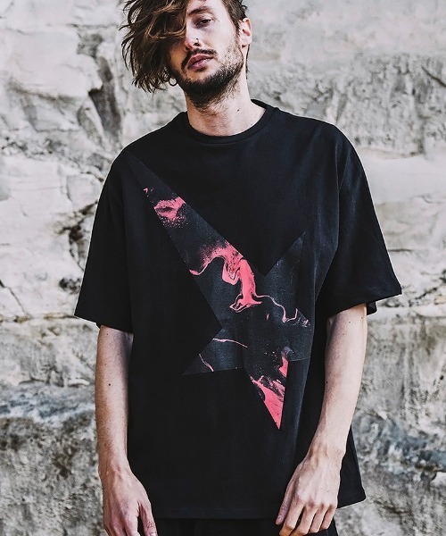 NO ID.(ノーアイディ)の「mt7857-ツースターBIG-T Tシャツ(Tシャツ/カットソー・メンズ・レッド/ブルー/グリーン/ブラック・ONE SIZE)」の5枚目の写真