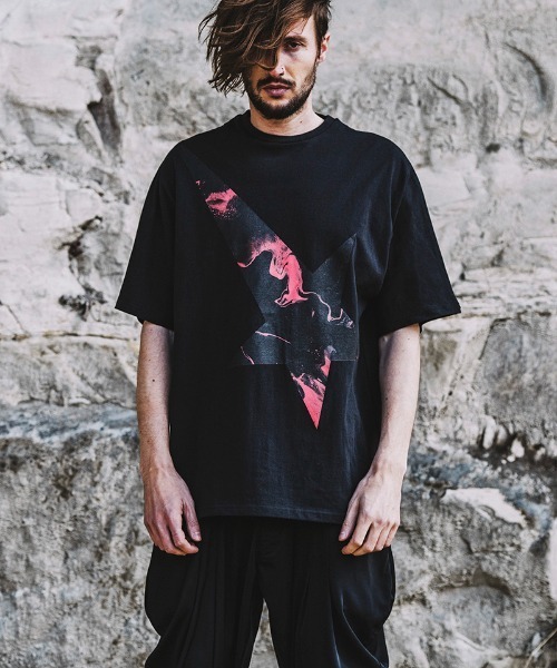 NO ID.(ノーアイディ)の「mt7857-ツースターBIG-T Tシャツ(Tシャツ/カットソー・メンズ・レッド/ブルー/グリーン/ブラック・ONE SIZE)」の20枚目の写真