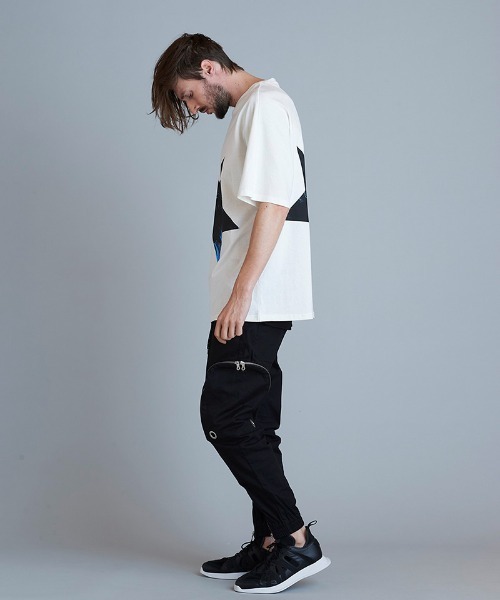 NO ID.(ノーアイディ)の「mt7857-ツースターBIG-T Tシャツ(Tシャツ/カットソー・メンズ・レッド/ブルー/グリーン/ブラック・ONE SIZE)」の18枚目の写真