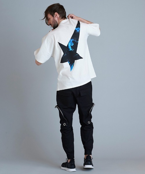 NO ID.(ノーアイディ)の「mt7857-ツースターBIG-T Tシャツ(Tシャツ/カットソー・メンズ・レッド/ブルー/グリーン/ブラック・ONE SIZE)」の9枚目の写真