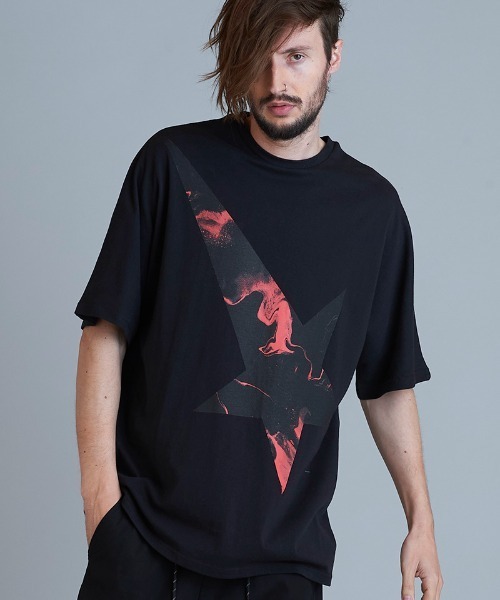 NO ID.(ノーアイディ)の「mt7857-ツースターBIG-T Tシャツ(Tシャツ/カットソー・メンズ・レッド/ブルー/グリーン/ブラック・ONE SIZE)」の15枚目の写真