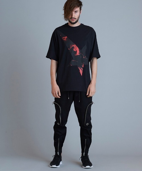 NO ID.(ノーアイディ)の「mt7857-ツースターBIG-T Tシャツ(Tシャツ/カットソー・メンズ・レッド/ブルー/グリーン/ブラック・ONE SIZE)」の13枚目の写真