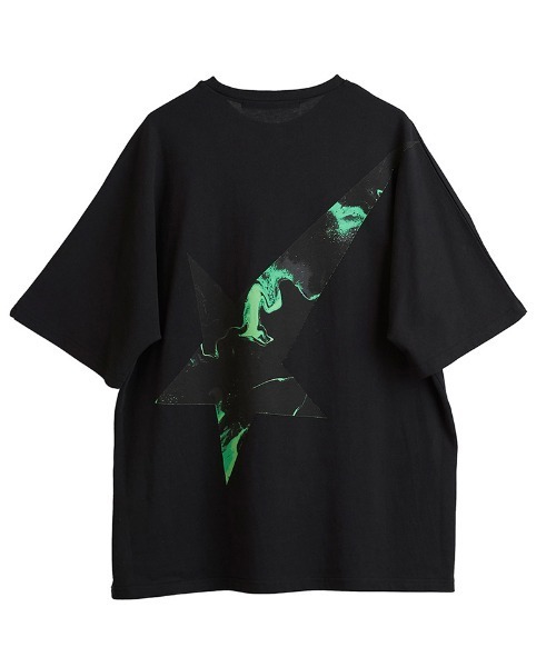 NO ID.(ノーアイディ)の「mt7857-ツースターBIG-T Tシャツ(Tシャツ/カットソー・メンズ・レッド/ブルー/グリーン/ブラック・ONE SIZE)」の7枚目の写真