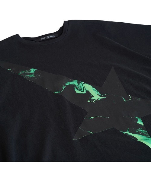 NO ID.(ノーアイディ)の「mt7857-ツースターBIG-T Tシャツ(Tシャツ/カットソー・メンズ・レッド/ブルー/グリーン/ブラック・ONE SIZE)」の22枚目の写真