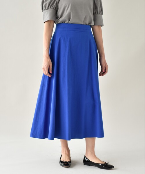 UNTITLED（アンタイトル）の「◆【着映え】チェック柄 サーキュラー風フレアスカート＜洗える＞（スカート・レディース・ブラック/ブルー/ブルー系1・44/42/00/01/02/03/04/48）」の2枚目の写真