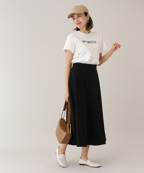 UNTITLED（アンタイトル）の「◆【着映え】チェック柄 サーキュラー風フレアスカート＜洗える＞（スカート・レディース・ブラック/ブルー/ブルー系1・44/42/00/01/02/03/04/48）」の21枚目の写真