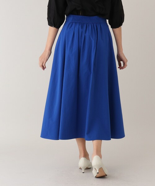 UNTITLED（アンタイトル）の「◆【着映え】チェック柄 サーキュラー風フレアスカート＜洗える＞（スカート・レディース・ブラック/ブルー/ブルー系1・44/42/00/01/02/03/04/48）」の10枚目の写真