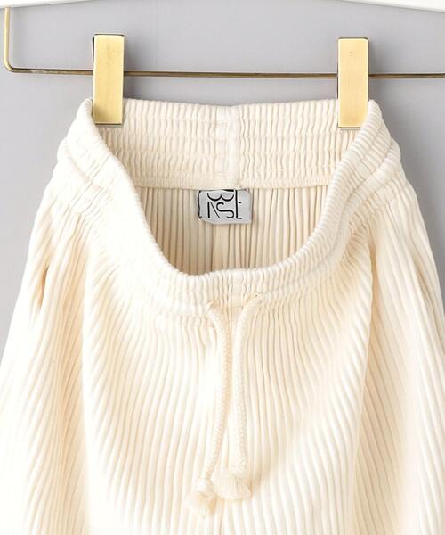 BASERANGE(ベースレンジ)の「<BASERANGE(ベースレンジ)>リブ パンツ(その他パンツ・レディース・オフホワイト/ブラック・XS)」の10枚目の写真