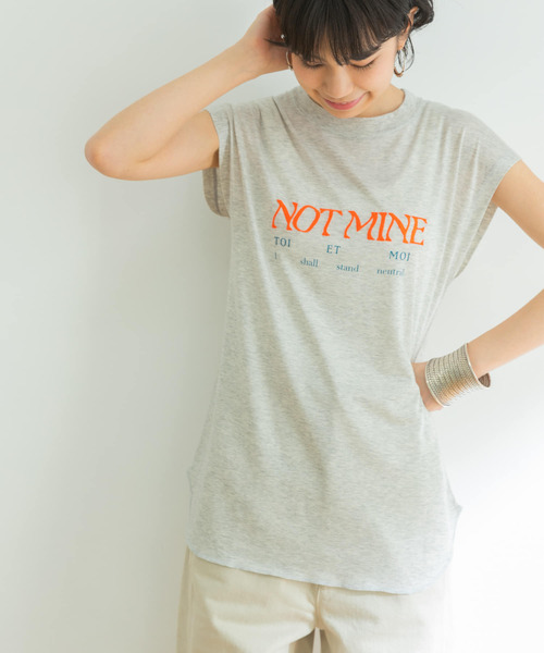 HAKUJI（ハクジ）の「HAKUJI　Logo tops（Tシャツ/カットソー・レディース・ホワイト/レッド/グレー・FREE）」の7枚目の写真