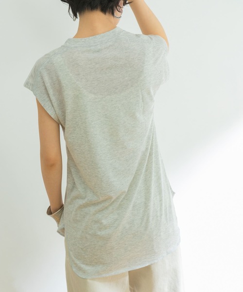 HAKUJI（ハクジ）の「HAKUJI　Logo tops（Tシャツ/カットソー・レディース・ホワイト/レッド/グレー・FREE）」の10枚目の写真