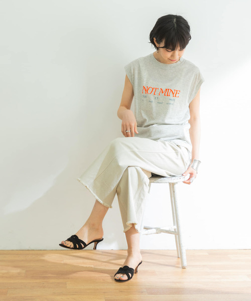 HAKUJI（ハクジ）の「HAKUJI　Logo tops（Tシャツ/カットソー・レディース・ホワイト/レッド/グレー・FREE）」の11枚目の写真