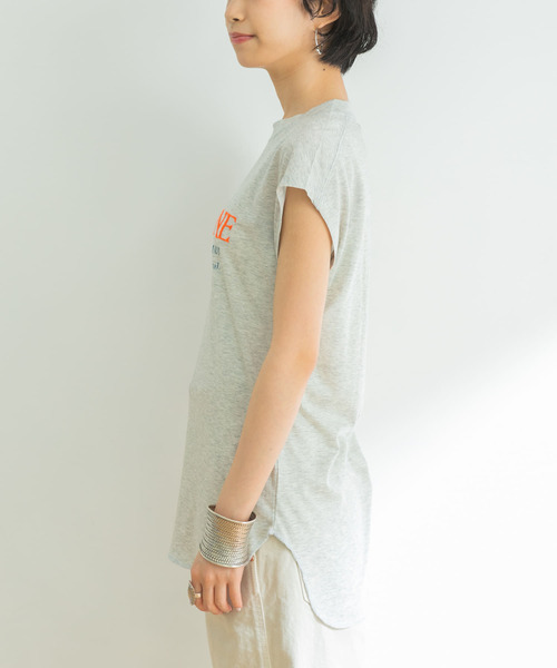 HAKUJI（ハクジ）の「HAKUJI　Logo tops（Tシャツ/カットソー・レディース・ホワイト/レッド/グレー・FREE）」の13枚目の写真