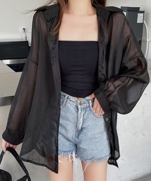 Girly Doll | シャイニーシアーシャツ(シャツ/ブラウス)