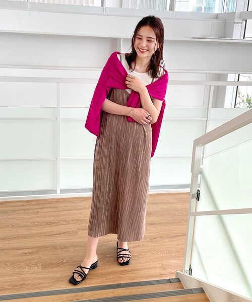 DRESKIP（ドレスキップ）の「◆円柱ヒール チューブサンダル（サンダル・レディース・ブラック/オフホワイト/サンドベージュ・35/45）」の20枚目の写真