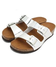 ROSE BUD | 【雑誌掲載】【2015カタログ掲載】(SONIA.C) TERRY 102 LAMINATEO 2 BUCKLE SANDAL(サンダル)