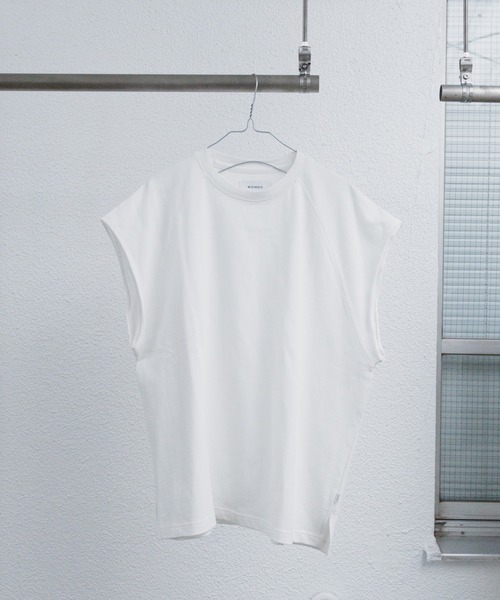 WHIMSIC（ウィムジック）の「【WHIMSIC】カットソーベスト（ベスト・レディース・ブラック/モカ/ホワイト・FREE）」の2枚目の写真