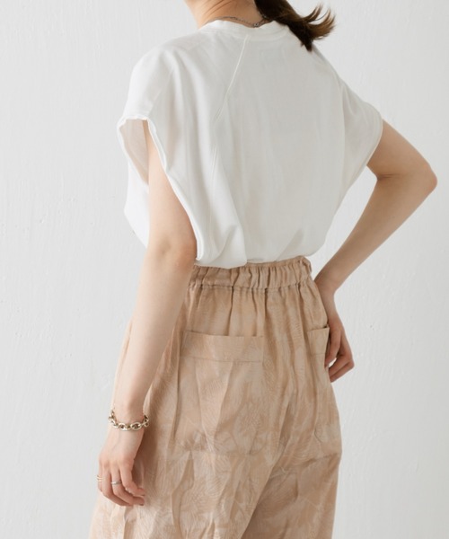 WHIMSIC（ウィムジック）の「【WHIMSIC】カットソーベスト（ベスト・レディース・ブラック/モカ/ホワイト・FREE）」の7枚目の写真