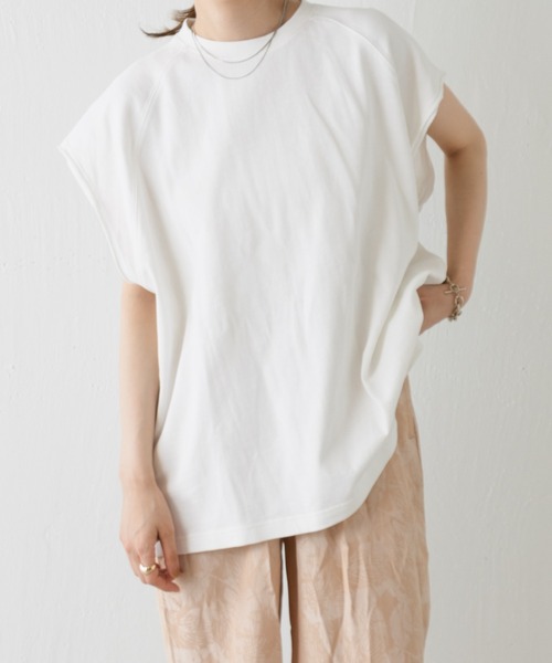 WHIMSIC（ウィムジック）の「【WHIMSIC】カットソーベスト（ベスト・レディース・ブラック/モカ/ホワイト・FREE）」の8枚目の写真