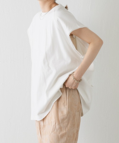 WHIMSIC（ウィムジック）の「【WHIMSIC】カットソーベスト（ベスト・レディース・ブラック/モカ/ホワイト・FREE）」の9枚目の写真