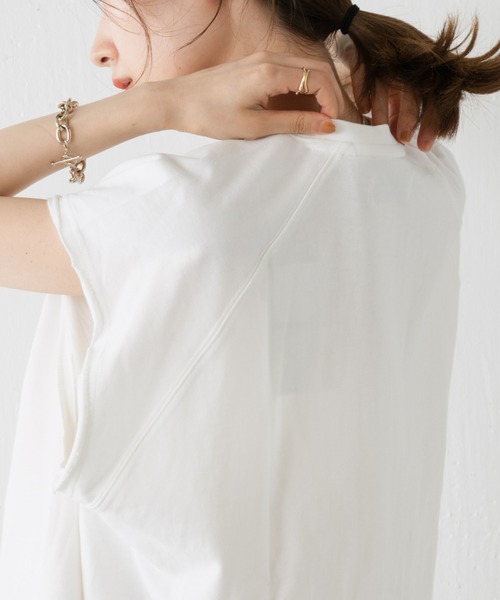 WHIMSIC（ウィムジック）の「【WHIMSIC】カットソーベスト（ベスト・レディース・ブラック/モカ/ホワイト・FREE）」の10枚目の写真