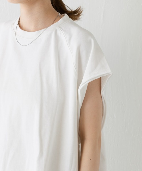 WHIMSIC（ウィムジック）の「【WHIMSIC】カットソーベスト（ベスト・レディース・ブラック/モカ/ホワイト・FREE）」の13枚目の写真