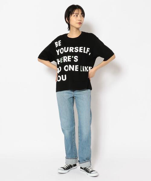 Risley（リズレー）の「Risley(リズレー) プリントT（Tシャツ/カットソー・レディース・ブラック/レッド/ホワイト・FREE）」の6枚目の写真