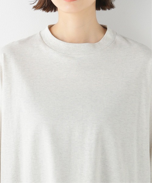 JOURNAL STANDARD LUXE（ジャーナルスタンダード　ラックス）の「クラシックテンジク クルーネックT（Tシャツ/カットソー・レディース・ベージュ/ホワイト×ホワイト・FREE）」の9枚目の写真