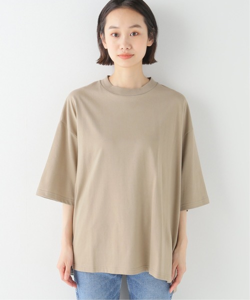 JOURNAL STANDARD LUXE（ジャーナルスタンダード　ラックス）の「クラシックテンジク クルーネックT（Tシャツ/カットソー・レディース・ベージュ/ホワイト×ホワイト・FREE）」の16枚目の写真