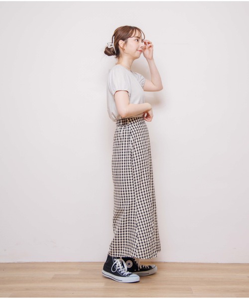 flower(フラワー)の「リトルパフティーズ(Tシャツ/カットソー・レディース・ホワイト/ベージュ・FREE)」の9枚目の写真