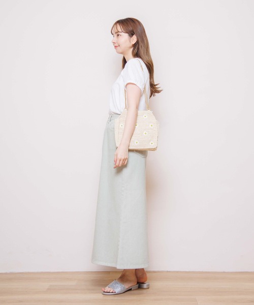 flower(フラワー)の「リトルパフティーズ(Tシャツ/カットソー・レディース・ホワイト/ベージュ・FREE)」の21枚目の写真