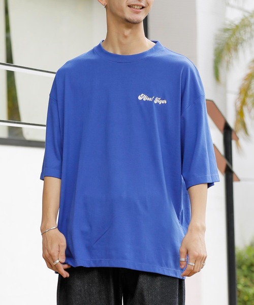 セール】バック刺繍 オーバーサイズ スーベニアTEE TIGER（T