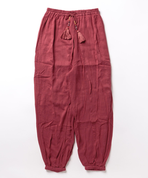 チャイハネ（チャイハネ）の「【チャイハネ】メディムパンツ（その他パンツ・レディース・ブラック/ベージュ/ターコイズブルー/オレンジ/グリーン/ピンク/マスタード/パープル/レンガ/ダークグリーン/ピンク系その他・FREE）」の10枚目の写真