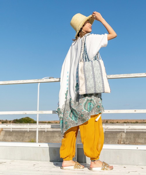 チャイハネ（チャイハネ）の「【チャイハネ】メディムパンツ（その他パンツ・レディース・ブラック/ベージュ/ターコイズブルー/オレンジ/グリーン/ピンク/マスタード/パープル/レンガ/ダークグリーン/ピンク系その他・FREE）」の17枚目の写真