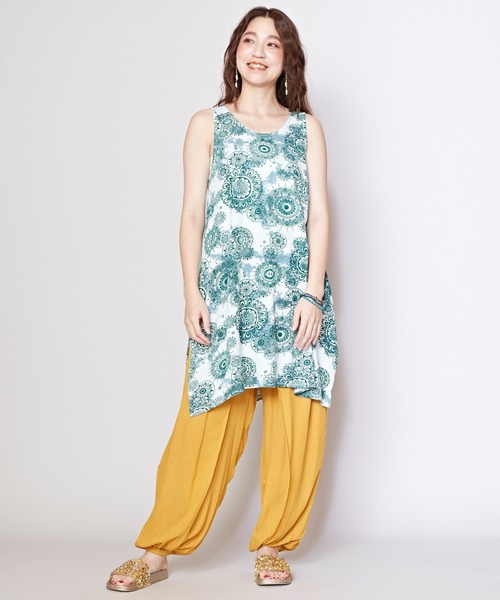 チャイハネ（チャイハネ）の「【チャイハネ】メディムパンツ（その他パンツ・レディース・ブラック/ベージュ/ターコイズブルー/オレンジ/グリーン/ピンク/マスタード/パープル/レンガ/ダークグリーン/ピンク系その他・FREE）」の18枚目の写真