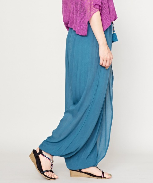 チャイハネ（チャイハネ）の「【チャイハネ】メディムパンツ（その他パンツ・レディース・ブラック/ベージュ/ターコイズブルー/オレンジ/グリーン/ピンク/マスタード/パープル/レンガ/ダークグリーン/ピンク系その他/グリーン系その他/ピンク系その他2・FREE）」の16枚目の写真