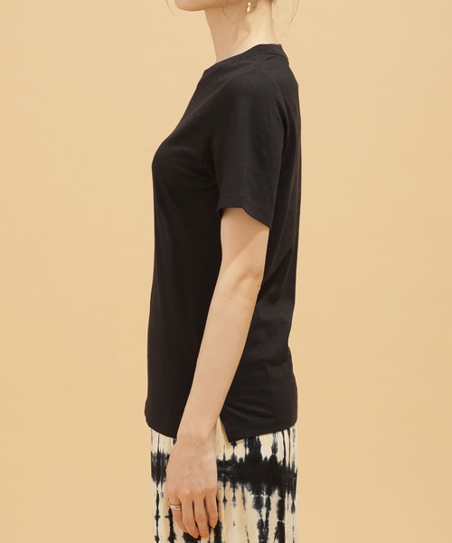 NANO universe（ナノユニバース）の「LB.03/Anti Soaked 汗染み防止 クルーＴシャツ 半袖（Tシャツ/カットソー・レディース・ブラック/トップグレー/ホワイト/イエロー・Ⅰ/Ⅱ/Ⅲ）」の21枚目の写真